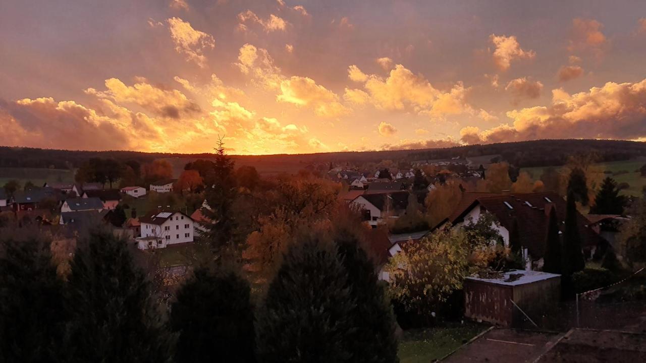 Ferienwohnung Am Sonnigen Haimberg フルダ エクステリア 写真