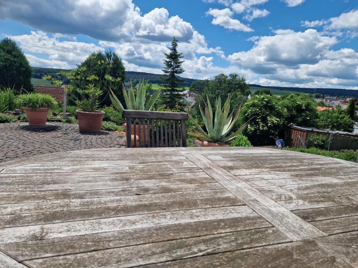 Ferienwohnung Am Sonnigen Haimberg フルダ エクステリア 写真